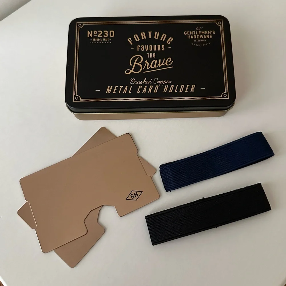 Gentlemen's Hardware Metal Card Holder